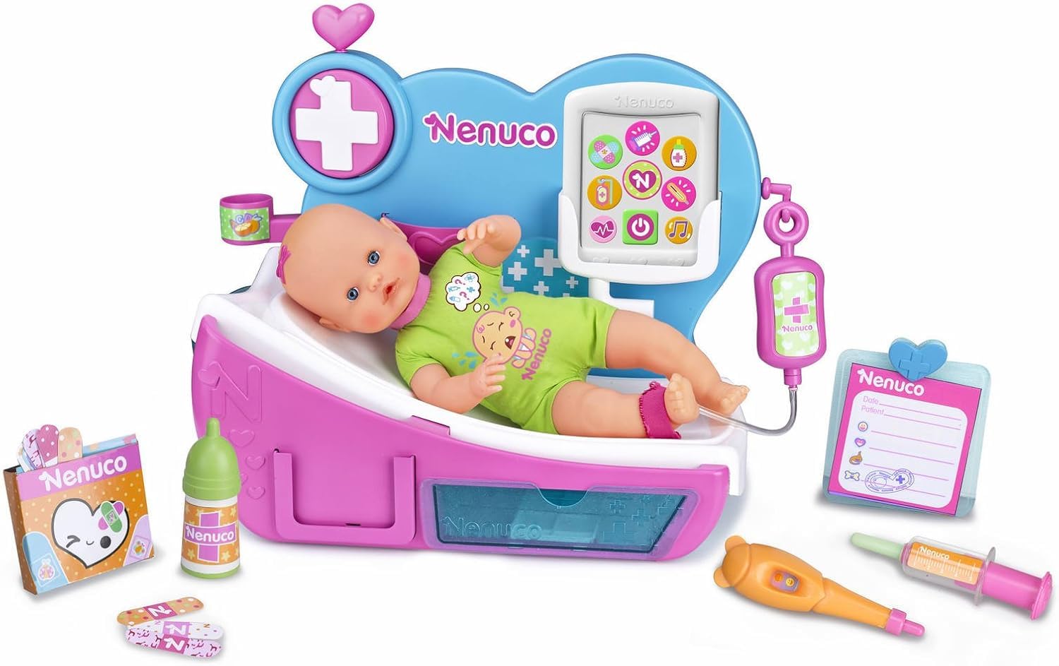 Nenuco Kits Clinica Dottore bambola con accessori 35 cm