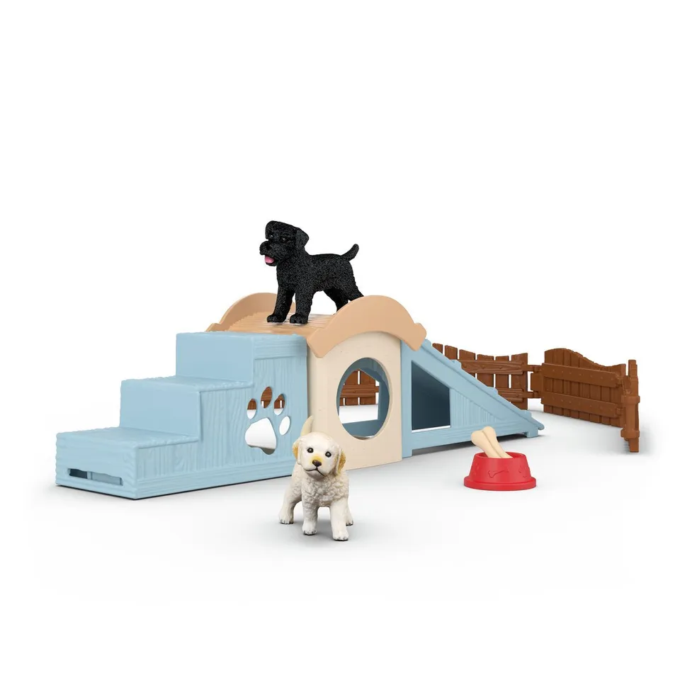 Schleich Farm World 42763 Avventure per cuccioli playset cani