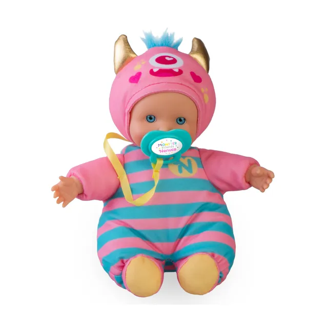 Nenuco Bambole NFNB1100 Bambola 15 cm Rosa Monster Friends