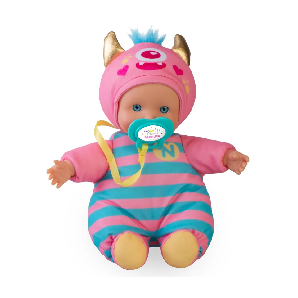 Nenuco Bambole NFNB1100 Bambola 15 cm Rosa Monster Friends