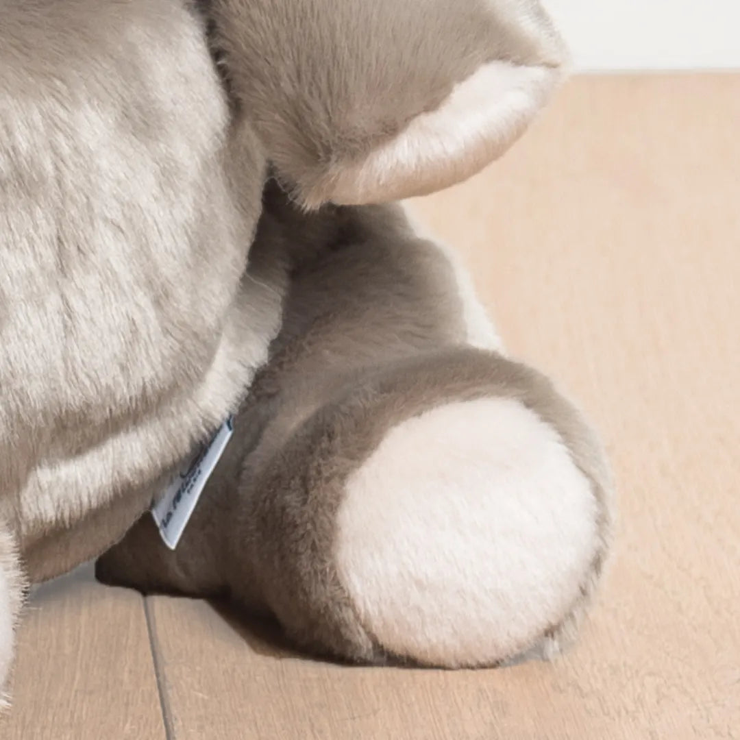 La Pelucherie Jungle Elefante Basile peluche 40 cm grigio