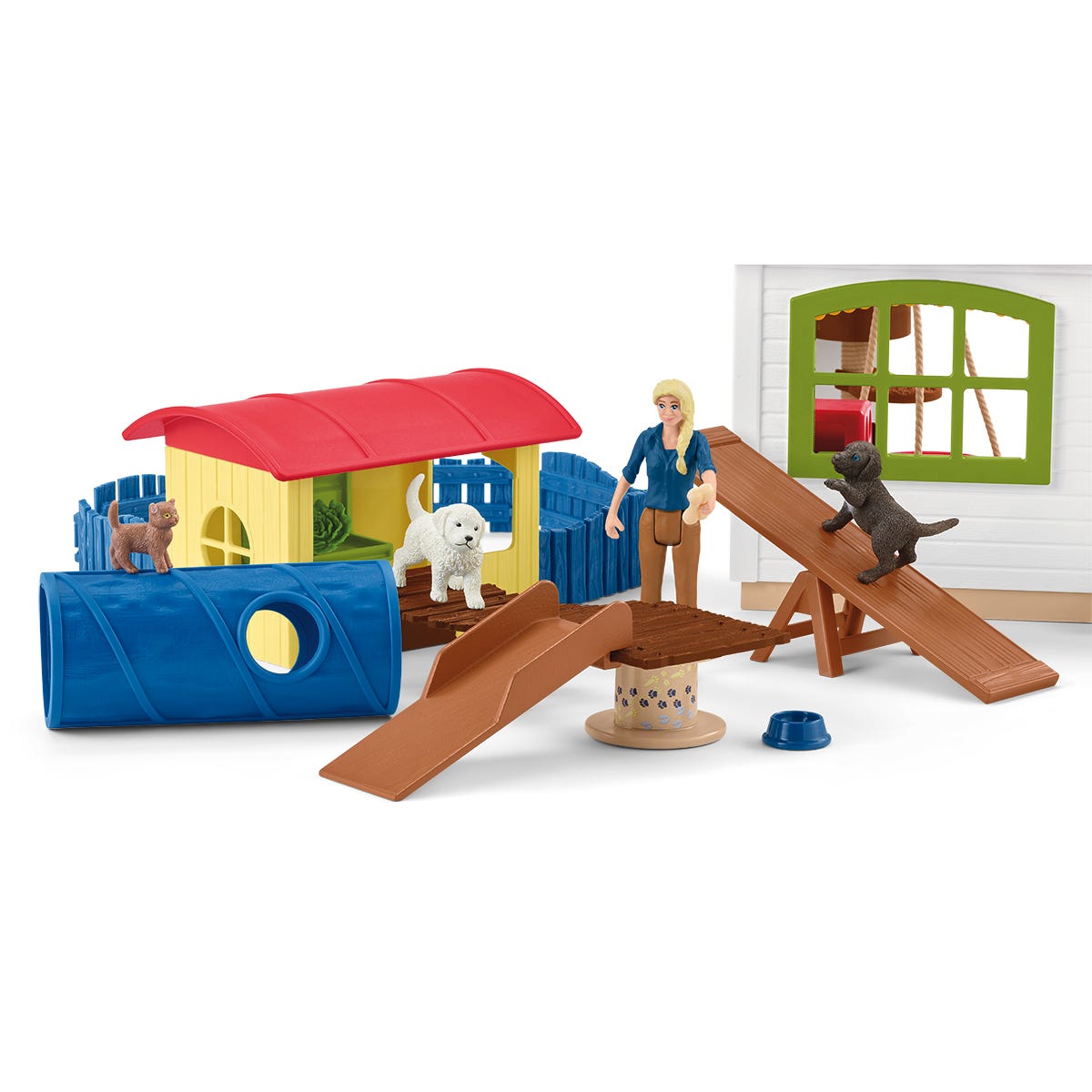Schleich Farm World 42607 Albergo Animali Playset Cuccioli