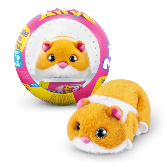 Pets Alive Hamster Mania peluche criceto arancione interattivo