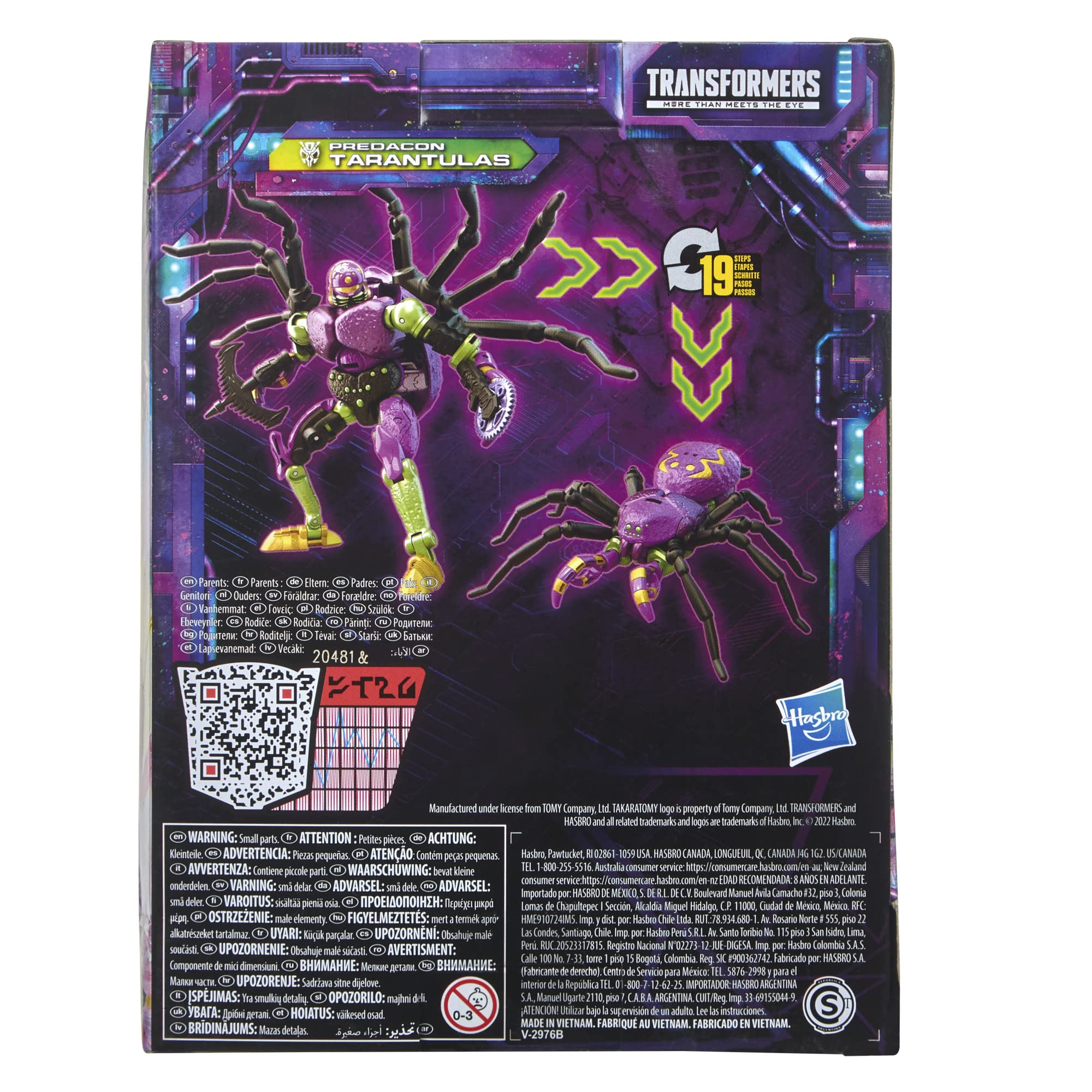 Transformers Legacy Predacon Tarantulas action figure ragno 14 cm