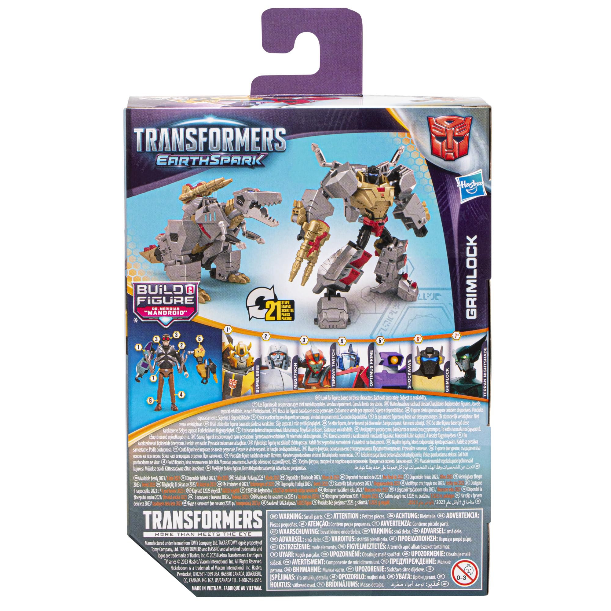 Transformers EarthSpark Grimlock Deluxe action figure 12,5 cm