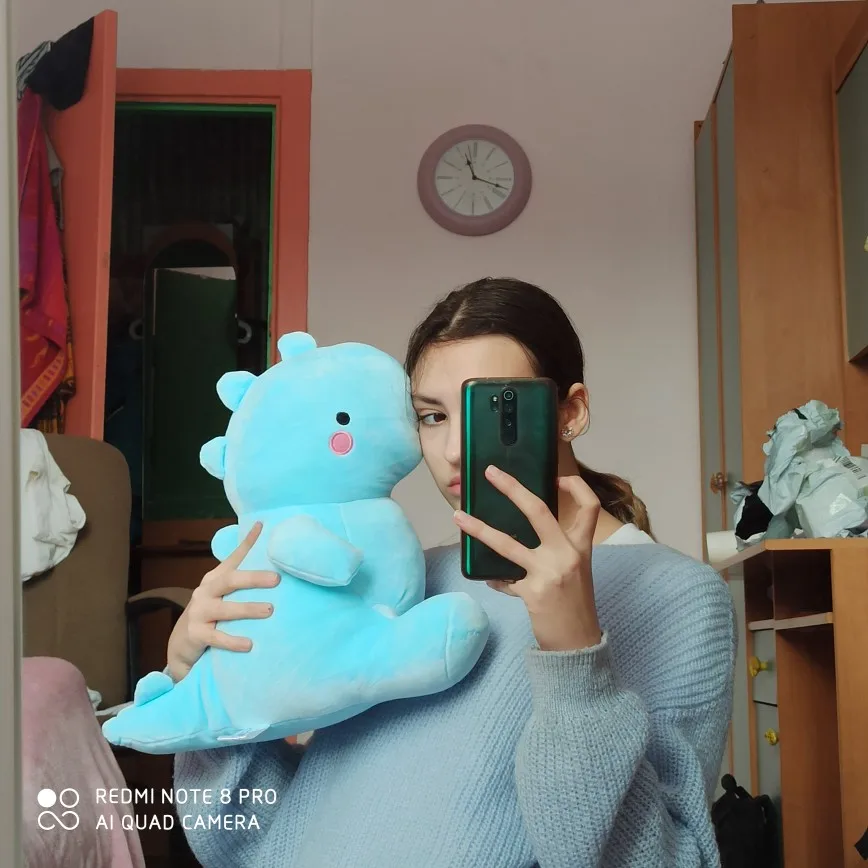 ToyalFriends Dinosauri Dino peluche 40cm rosa morbido