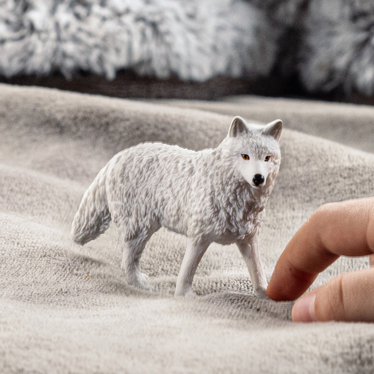 Schleich Wild Life Lupo artico 14880 action figure bianco