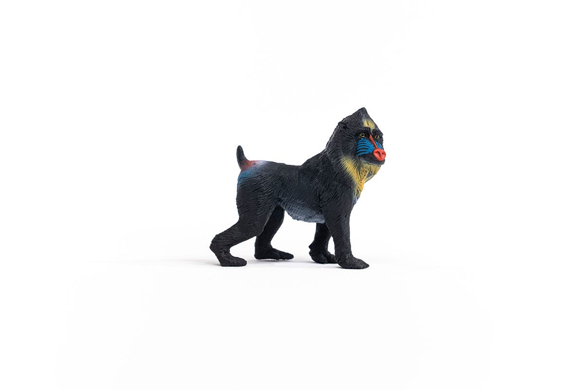 Schleich Wild Life Mandrillo 14856 Figurina scimmia