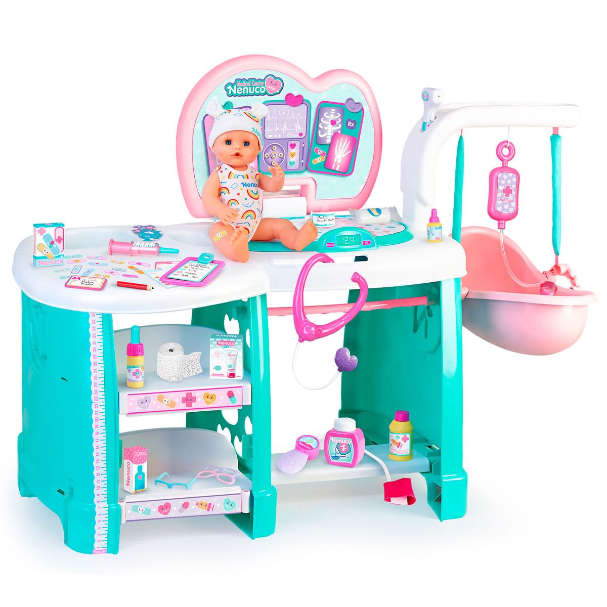 Nenuco Medical Center Bambola 35 cm con 20 Accessori