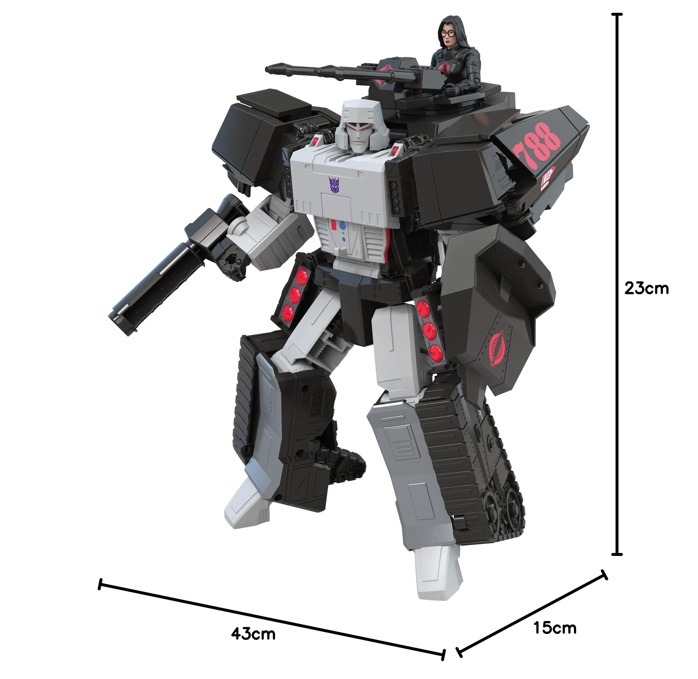 Transformers Generations Megatron H.I.S.S. Tank con Baronessa