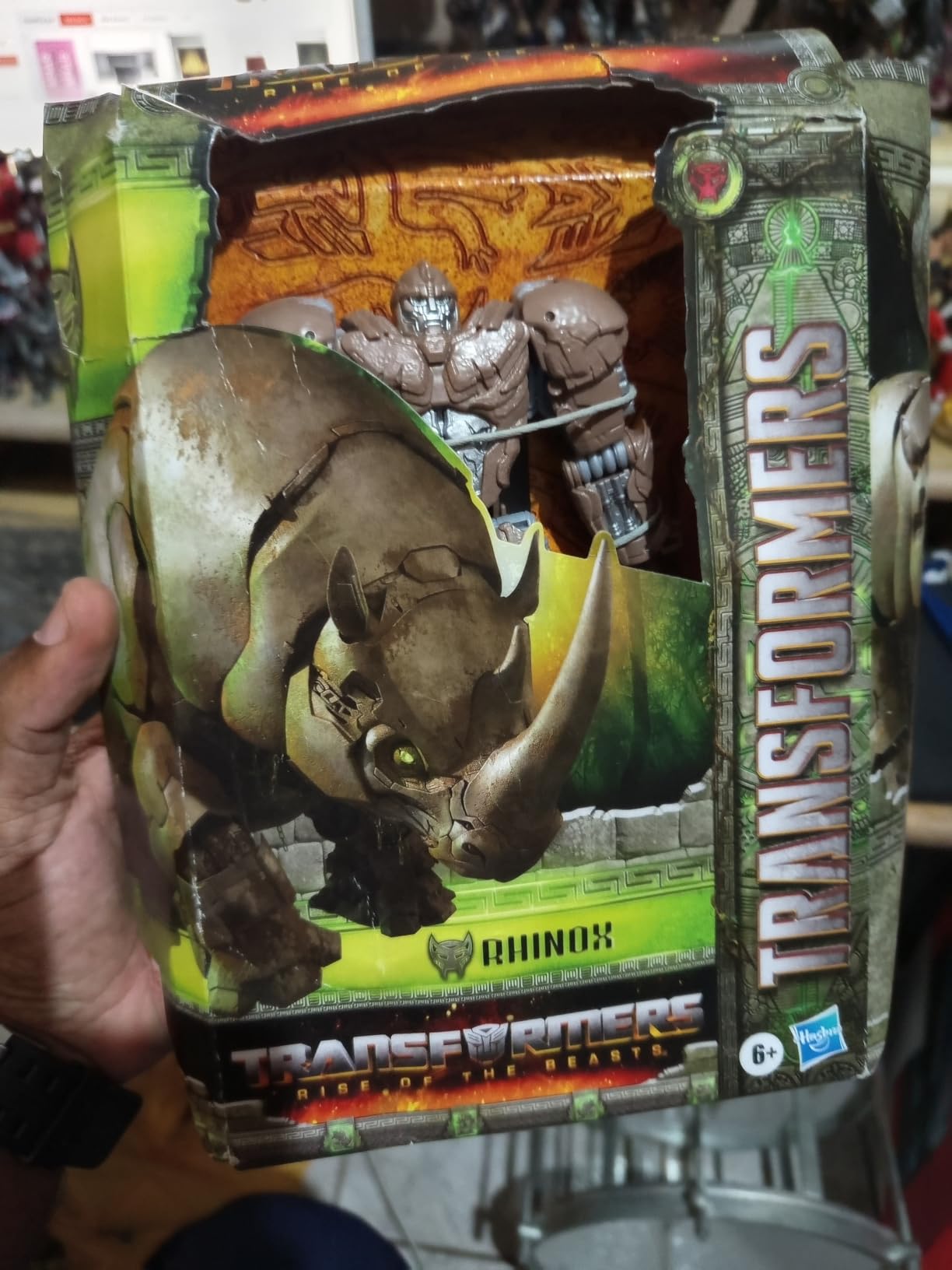 Transformers Rise of the Beasts Rhinox action figure Voyager film