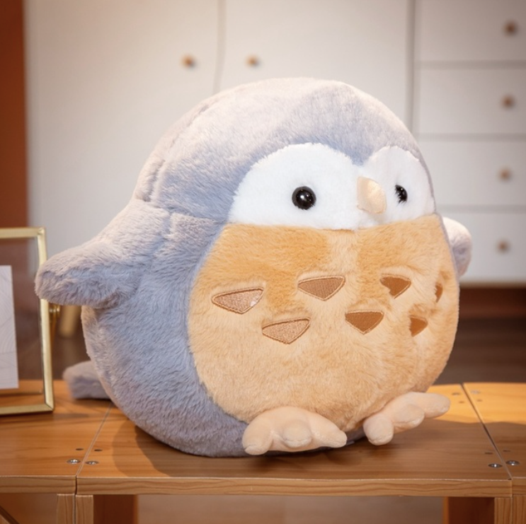 ToyalFriends More Animals gufo peluche 35-38cm grigio morbido