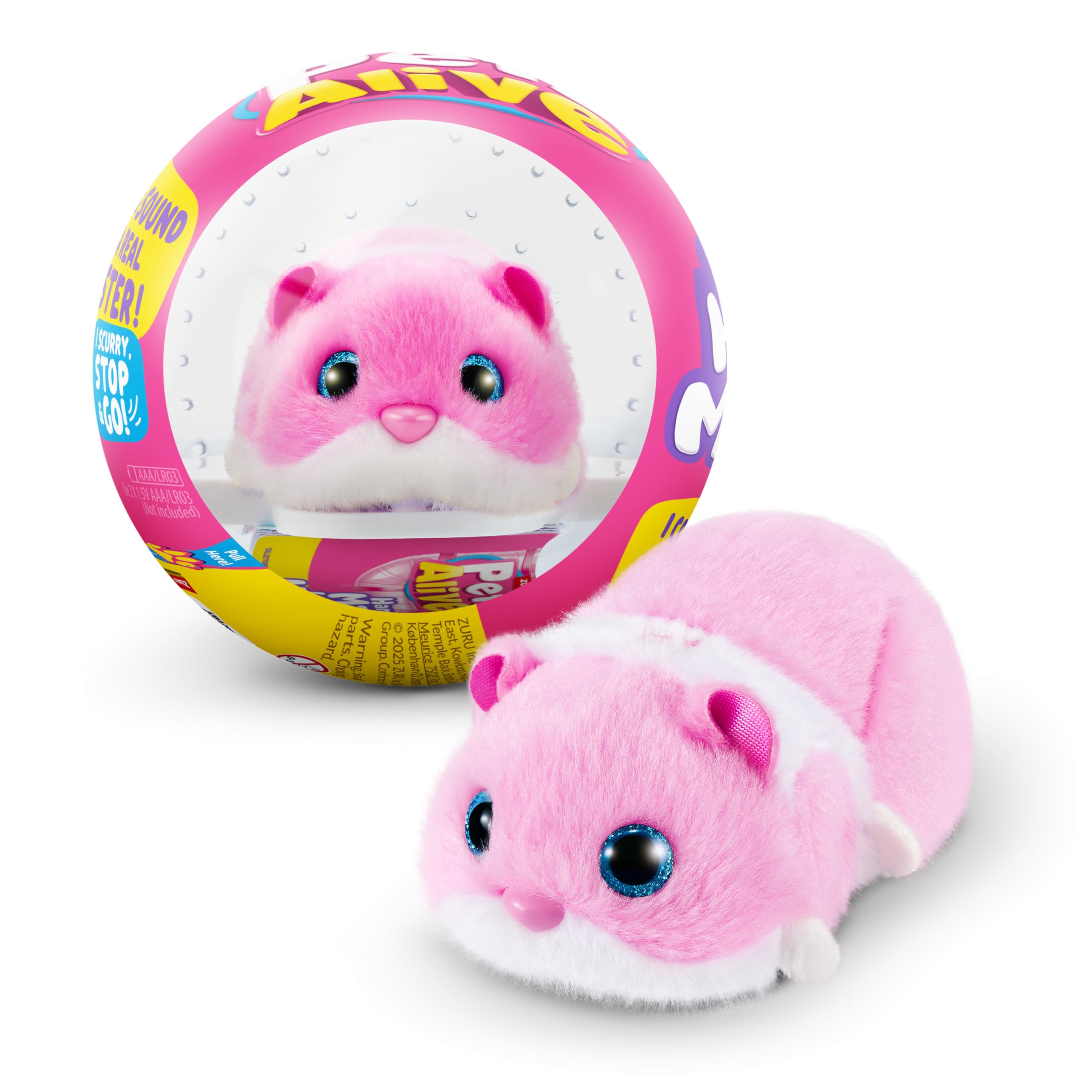 Pets Alive Hamster Mania peluche criceto arancione interattivo