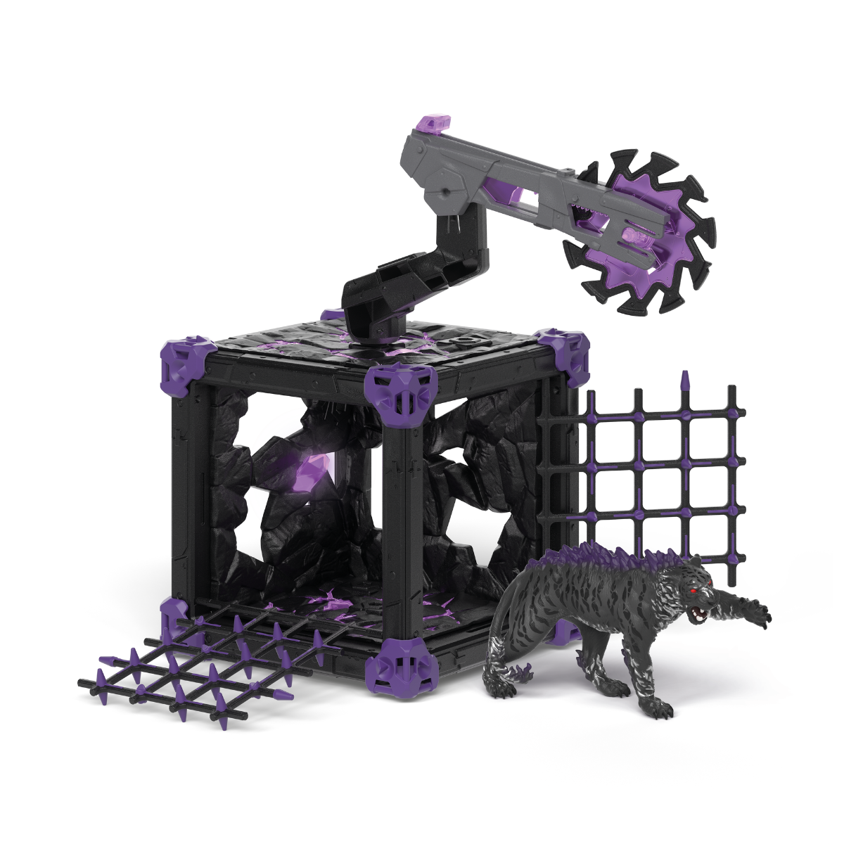 Schleich Eldrador BattleCave Shadow Tiger Playset Battaglia