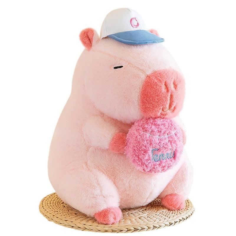 ToyalFriends Capybaras Tennis Ball Peluche Verde 26cm Morbido
