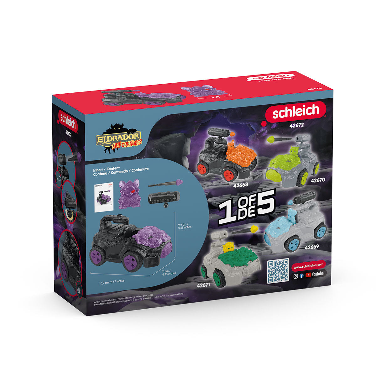 Schleich Eldrador Crashmobile Ombra Mini Creature 42672