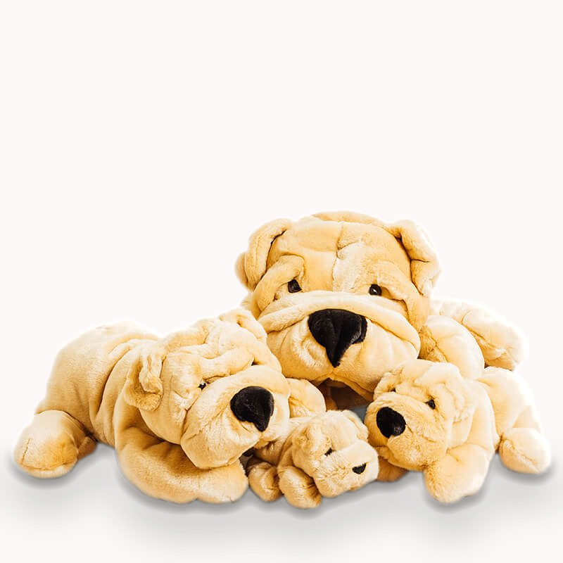 La Pelucherie Dogs Cane Hector peluche 20 cm shar-pei