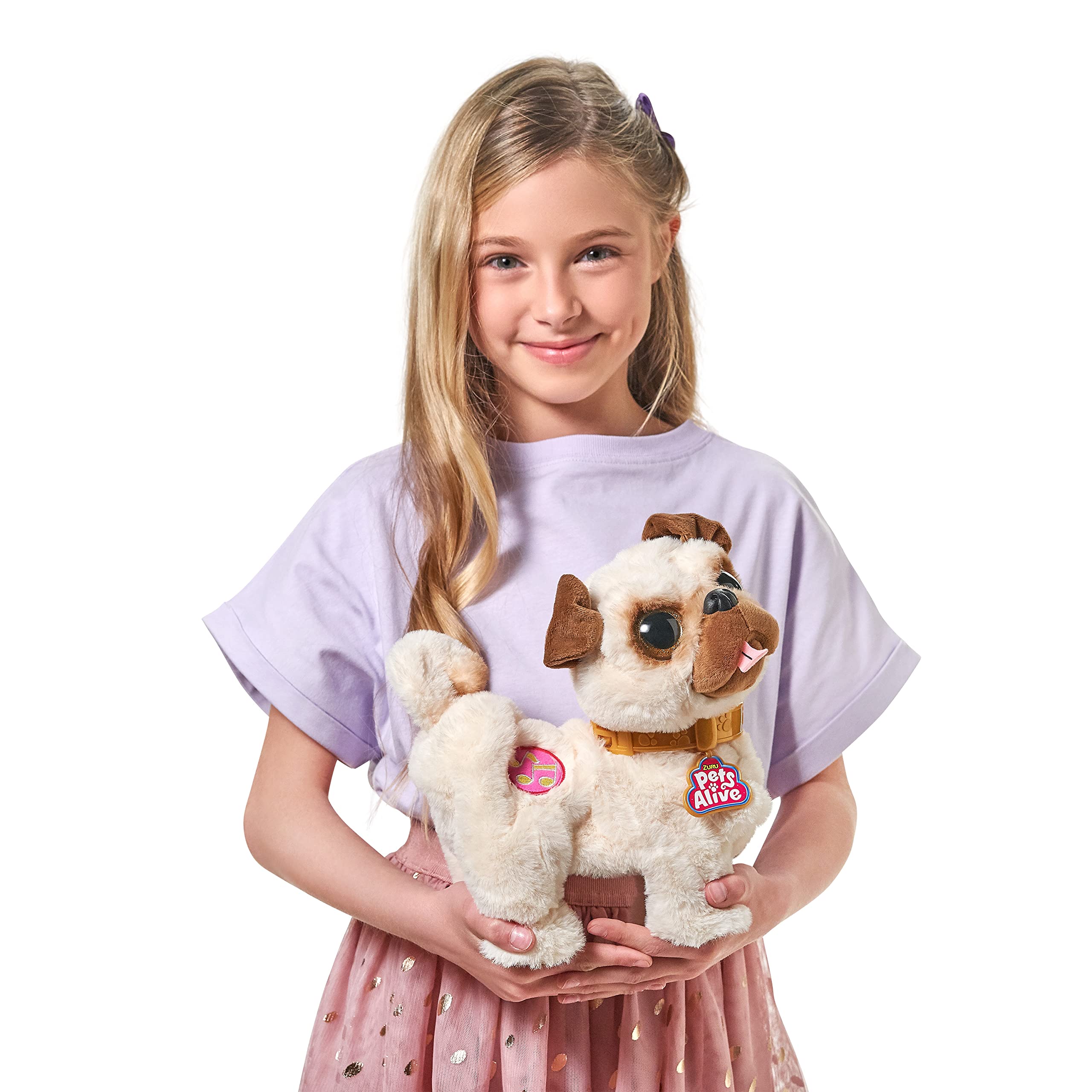 Pets Alive Poppy Pug peluche interattivo ballerino danzante