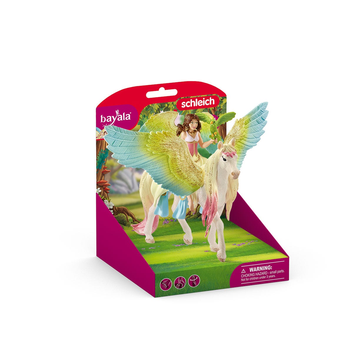 Schleich Bayala Fata Sura Pegaso glitterato bambola 70566