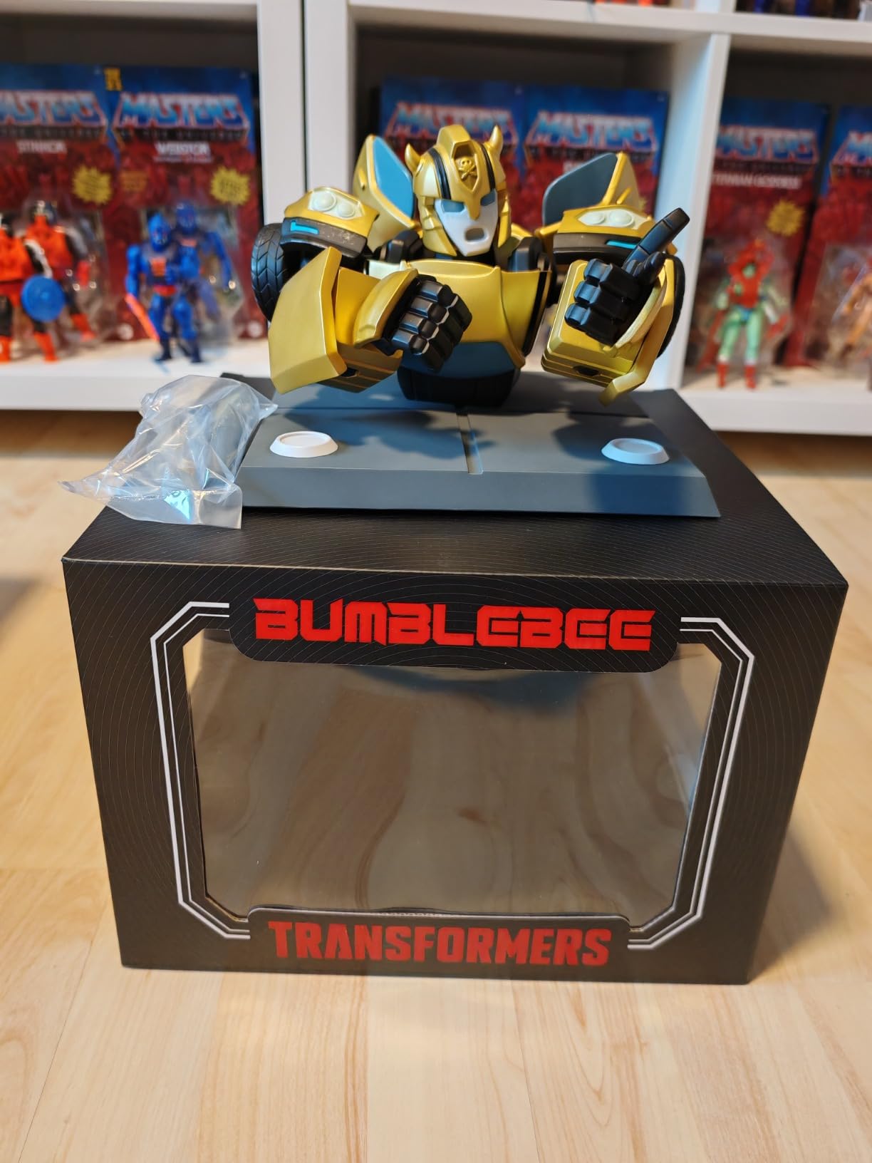 Transformers Bumblebee Emcee statua vinile 20 cm Quiccs oro