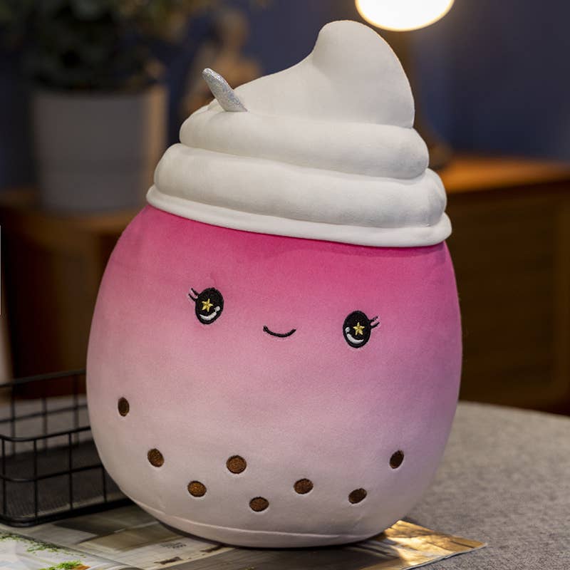 ToyalFriends Food Drinks bubble tea peluche 25cm verde morbido