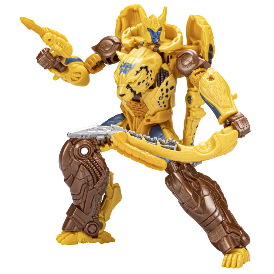 Transformers Rise of the Beasts Cheetor Deluxe action figure 12,5 cm convertibile