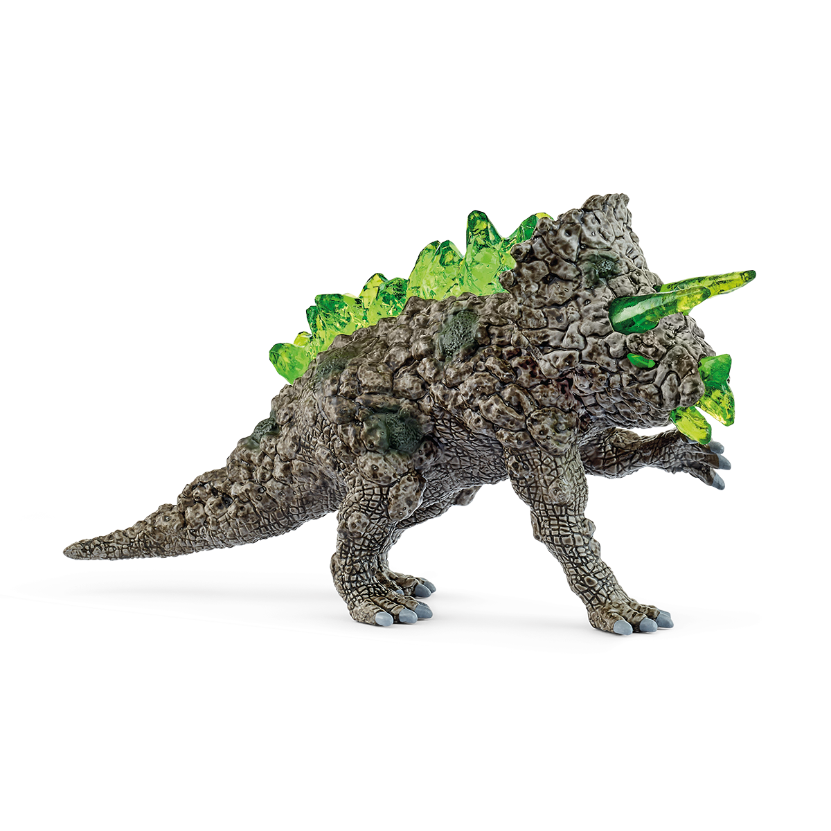 Schleich Eldrador Stone Triceratops action figure cristallo