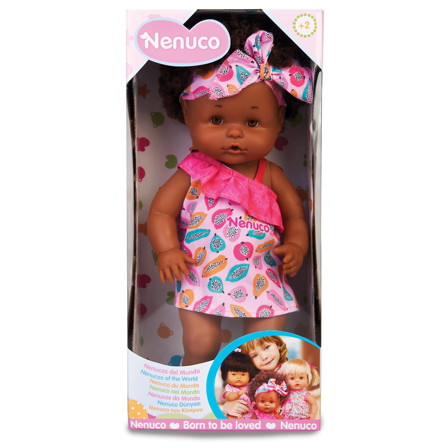 Nenuco World Dolls bambola origine africana 35 cm vestito