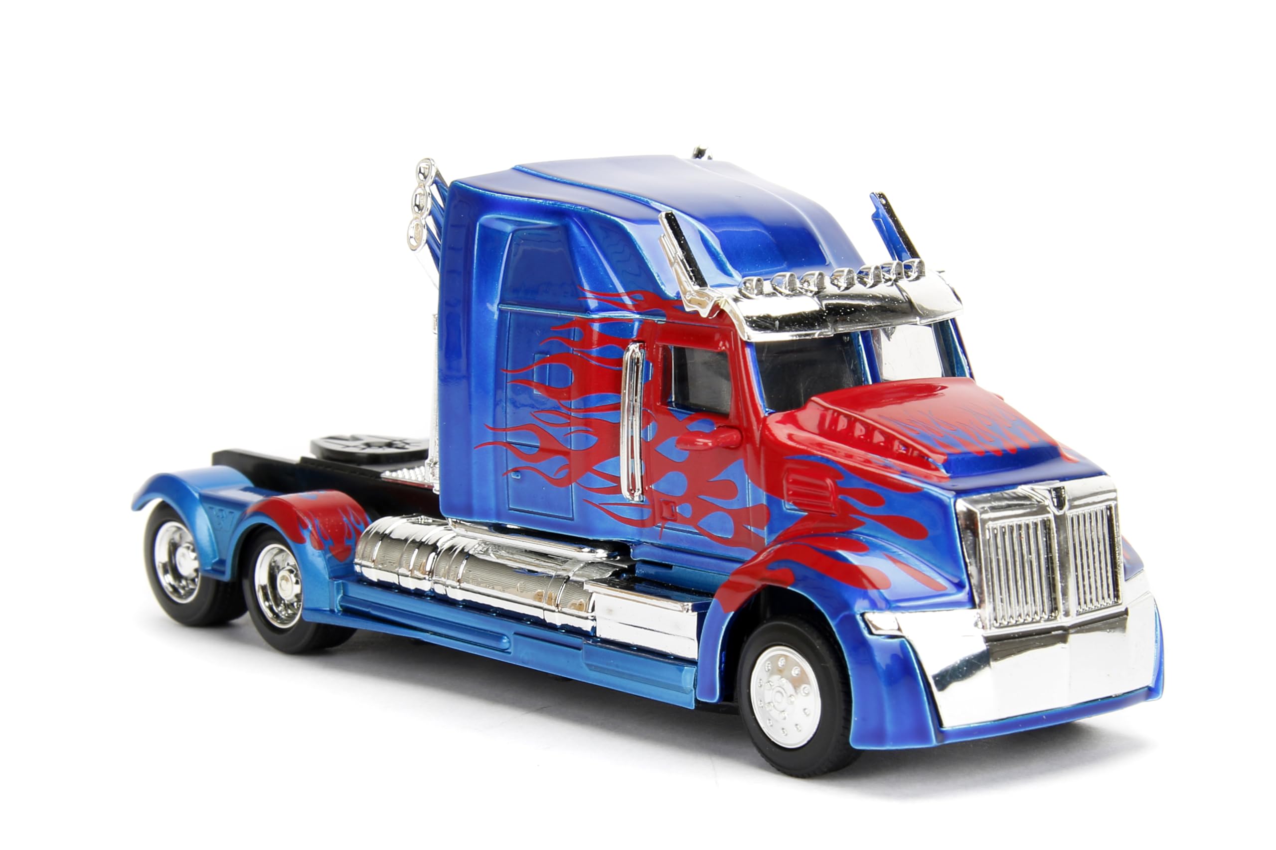 Transformers Jada T5 Optimus Prime camion die-cast 1:32 blu rosso
