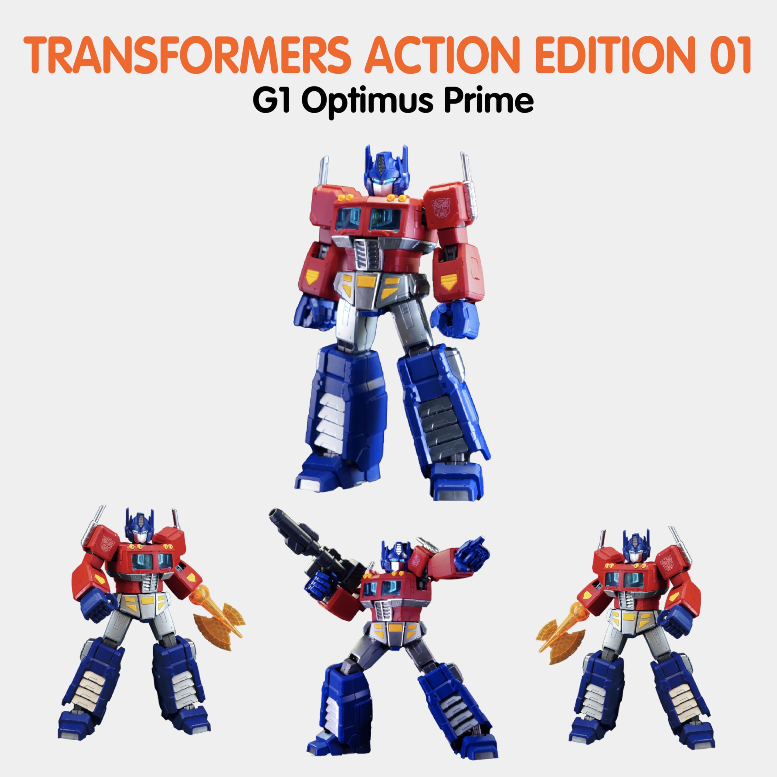 Blokees Transformers G1 Optimus Prime model kit luminoso 188 pezzi