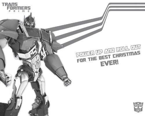 Transformers Collectibles Biglietto Natale ufficiale regalo