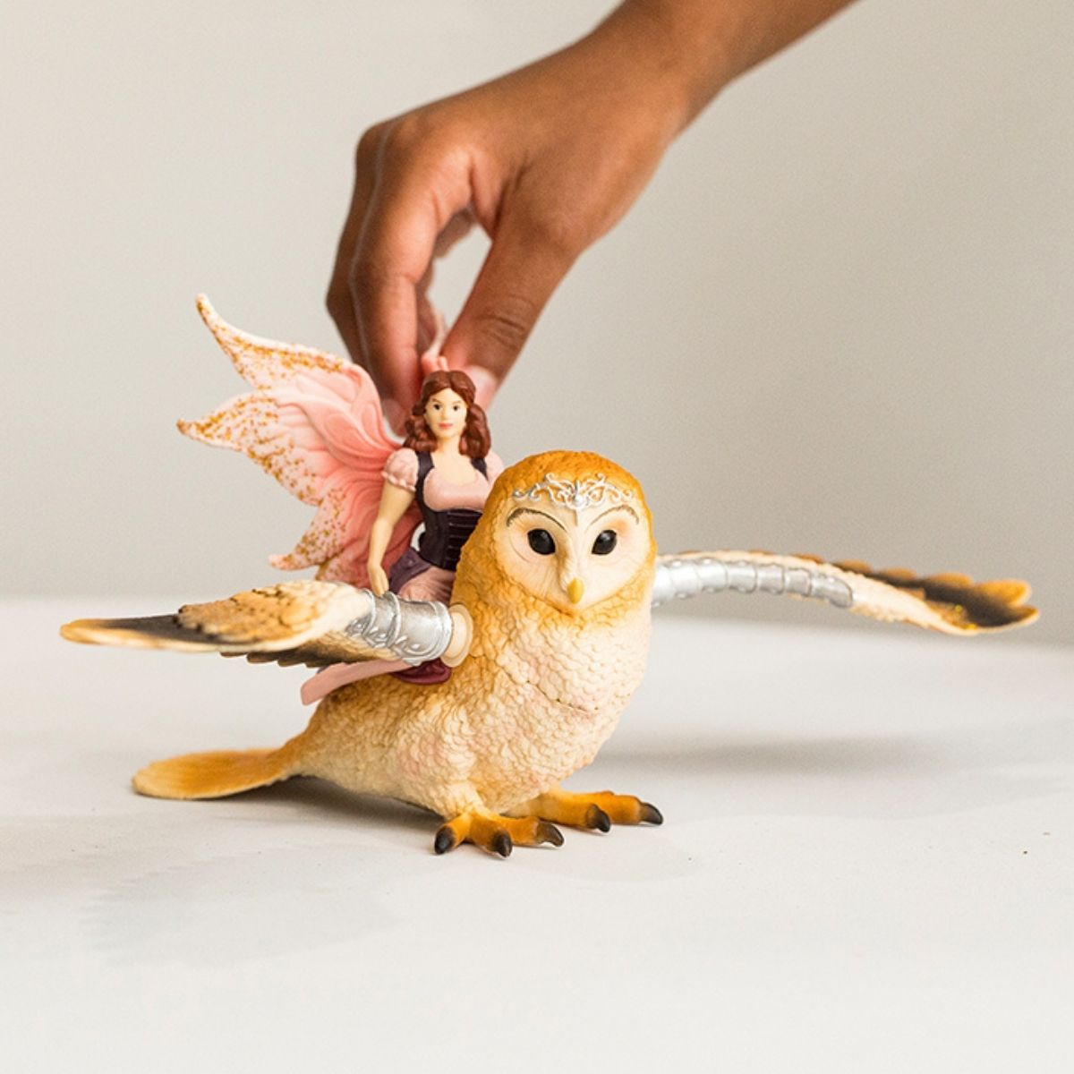Schleich Bayala Fata Glam-Owl Set 2 Pezzi Action Figure
