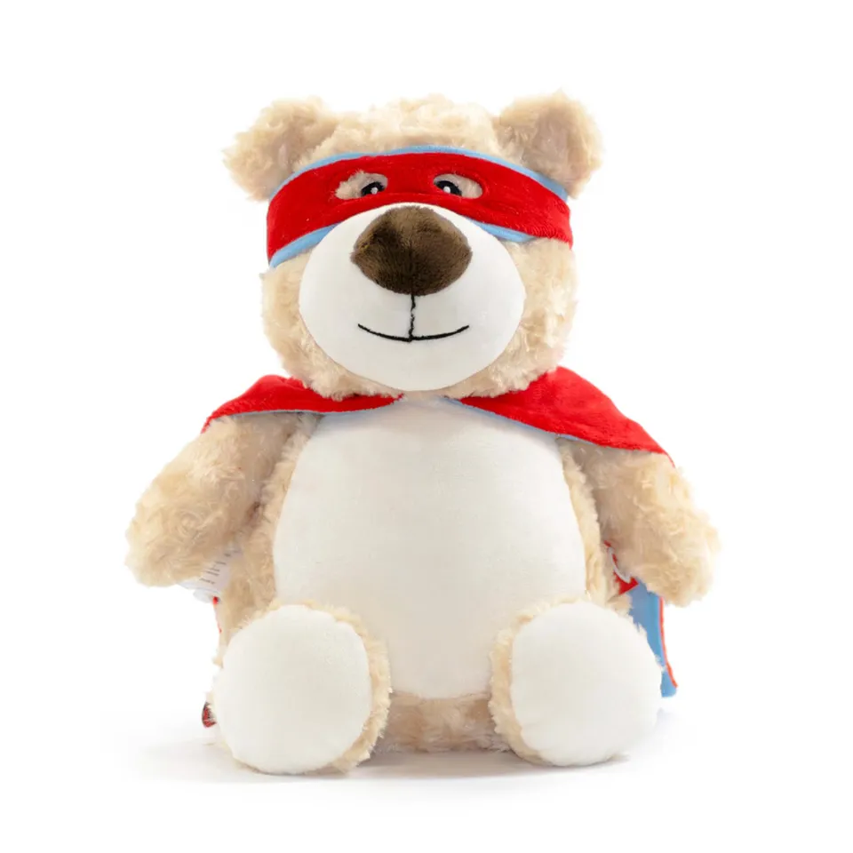 Cubbies Teddies Cubbyford Peluche Orso Eroe Mantello Rosso