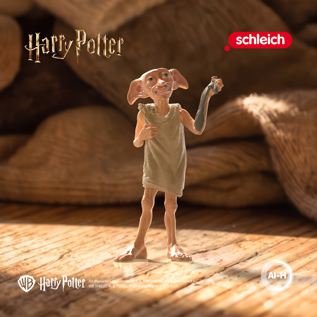 Schleich Harry Potter Dobby Calzino 14940 action figure elfo