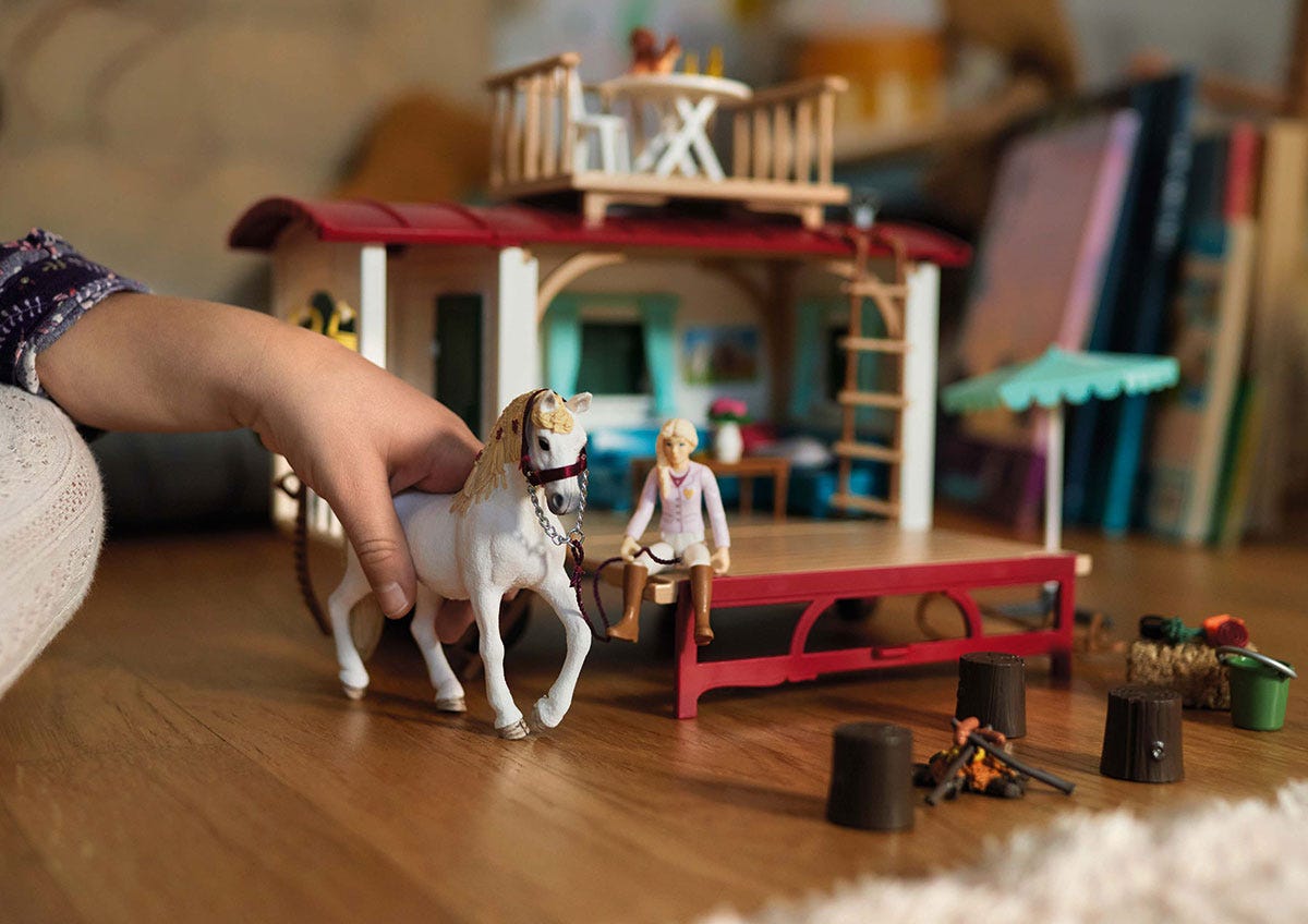 Schleich Horse Club Roulotte riunioni segrete playset 42593