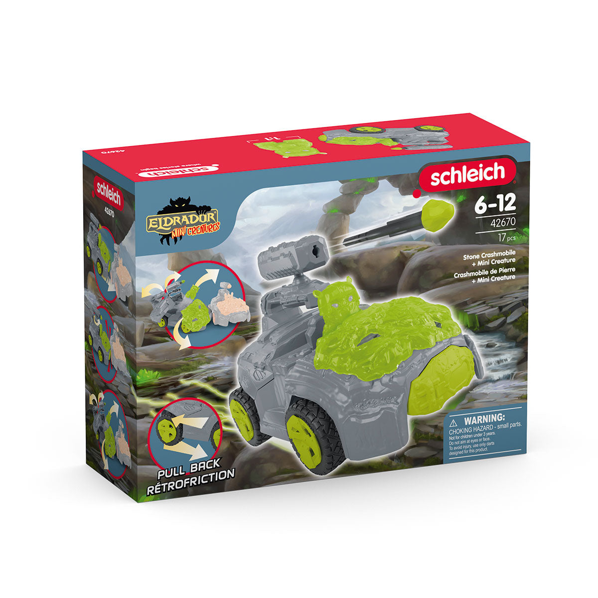 Schleich Eldrador Crashmobile Roccia 42670 veicolo Mini Creature