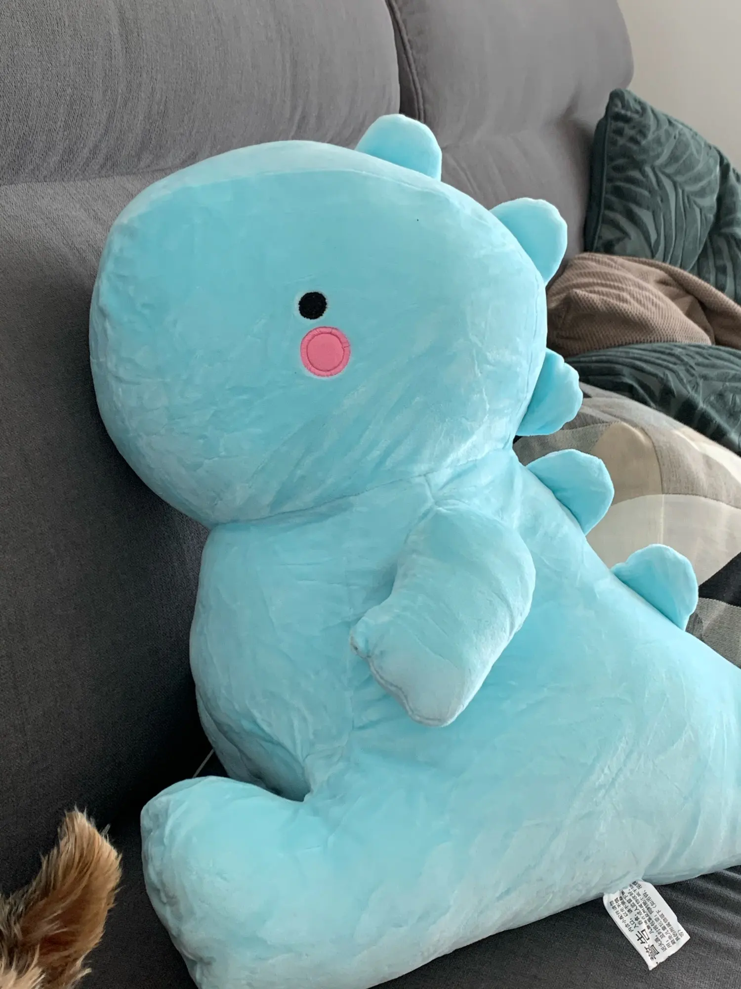 ToyalFriends Dinosauri Dino peluche 40cm rosa morbido