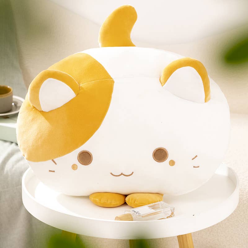 ToyalFriends Cats Gatto Peluche cuscino giallo 50cm morbido