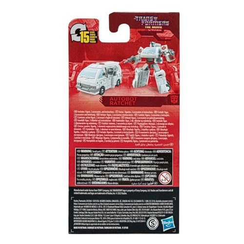 Transformers Studio Series Ratchet Core action figure 8,5 cm ambulanza