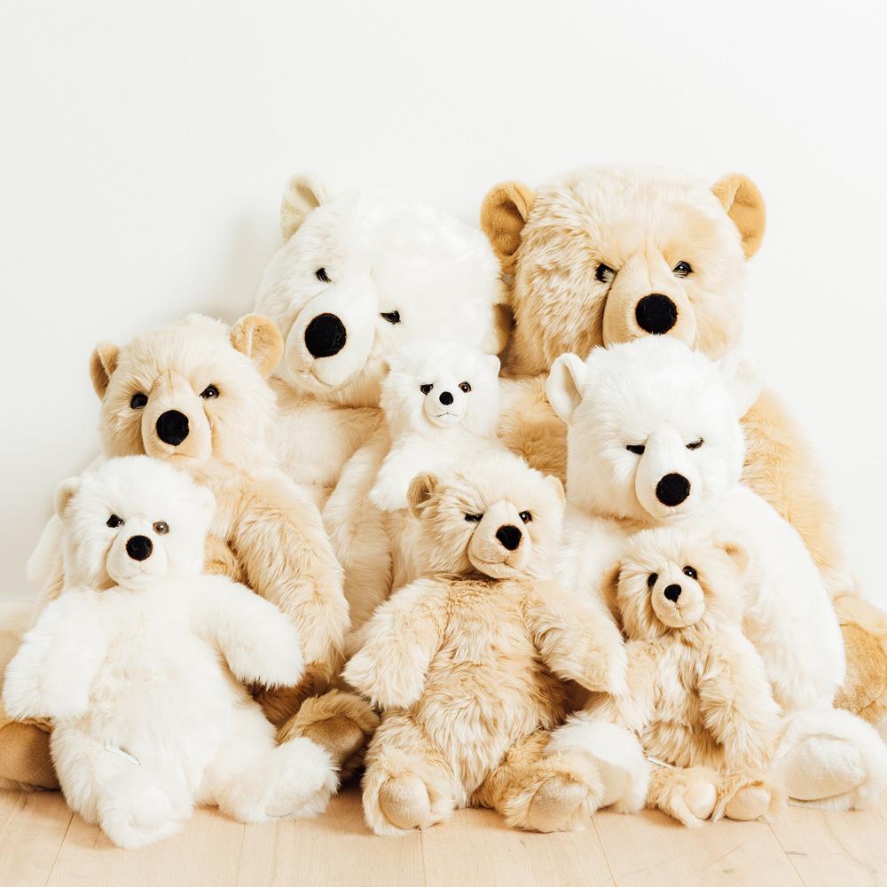 La Pelucherie Bears Orso Jules peluche 35cm crema morbido