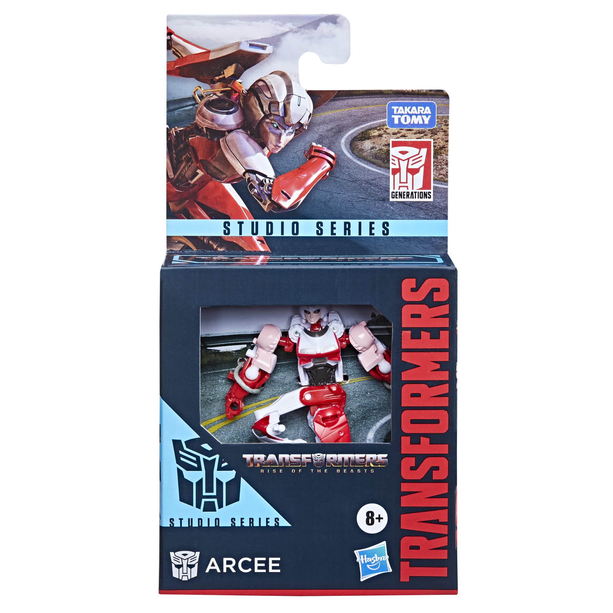 Transformers Studio Series Arcee action figure 8,5 cm moto