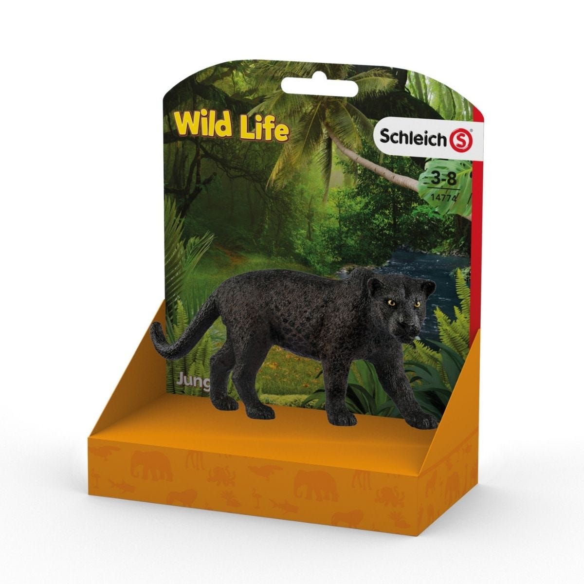 Schleich Wild Life Pantera nera 14774 animale giocattolo giungla