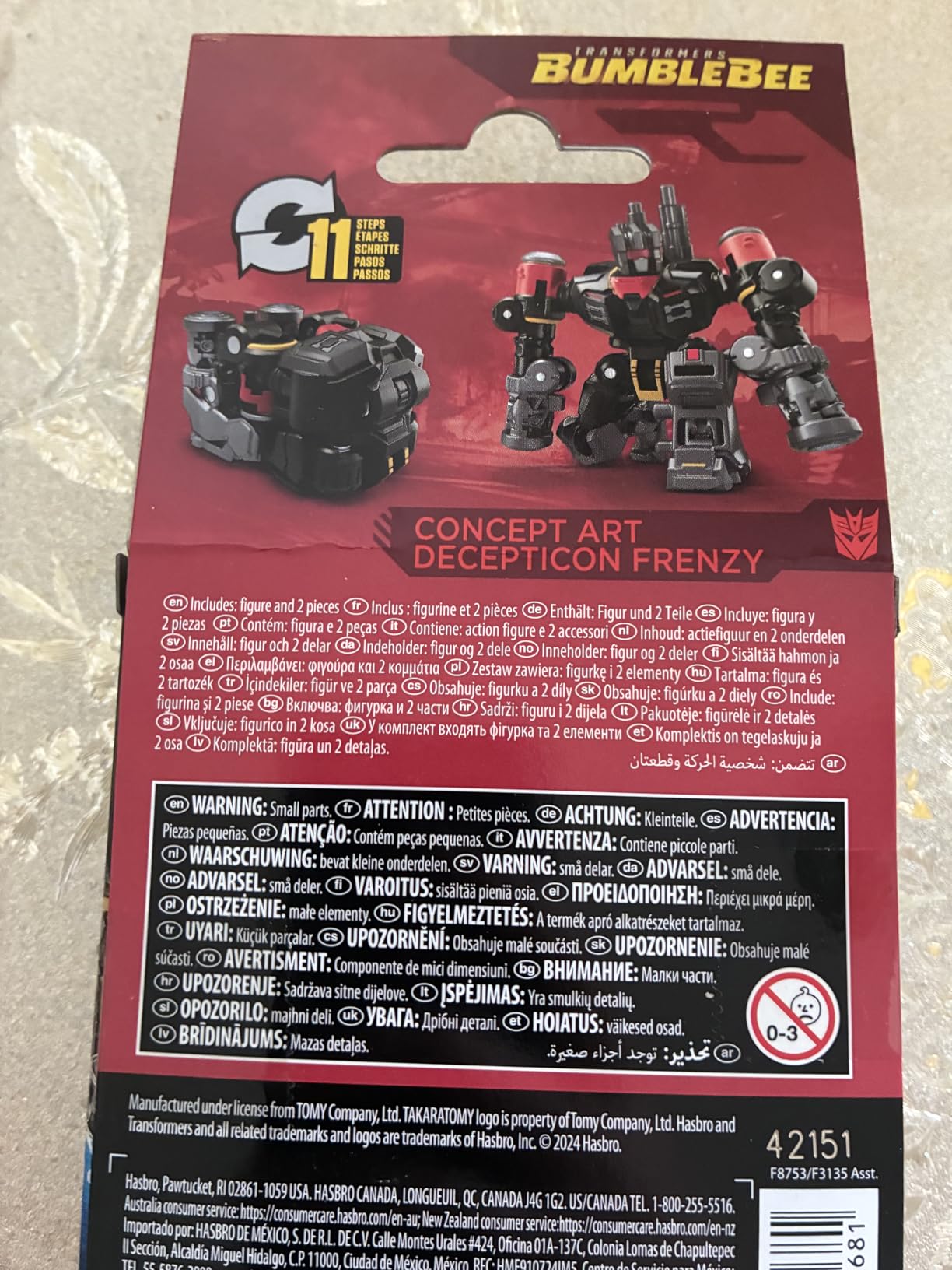 Transformers Studio Series Frenzy action figure Core 8,5 cm