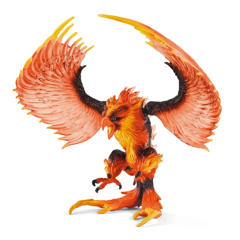 Schleich Eldrador 42511 aquila di fuoco action figure lava