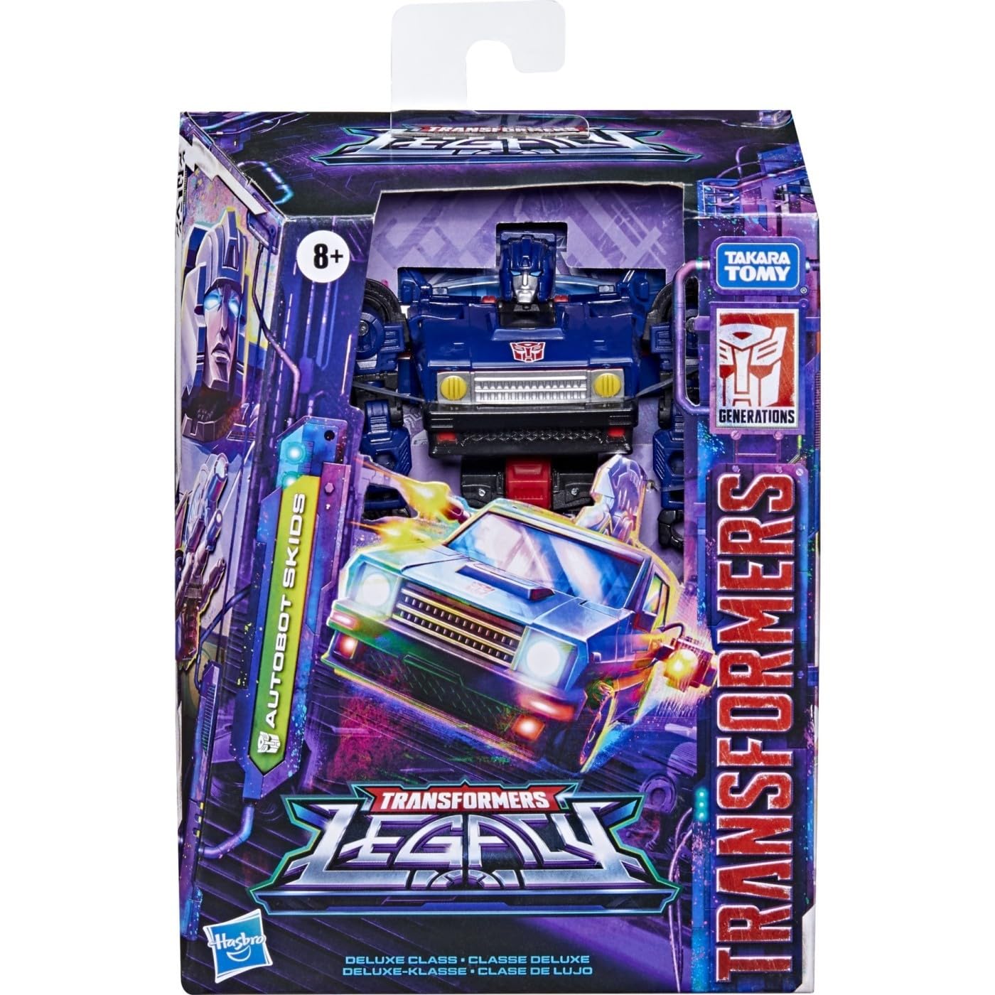 Transformers Legacy Autobot Skids action figure 14 cm convertibile