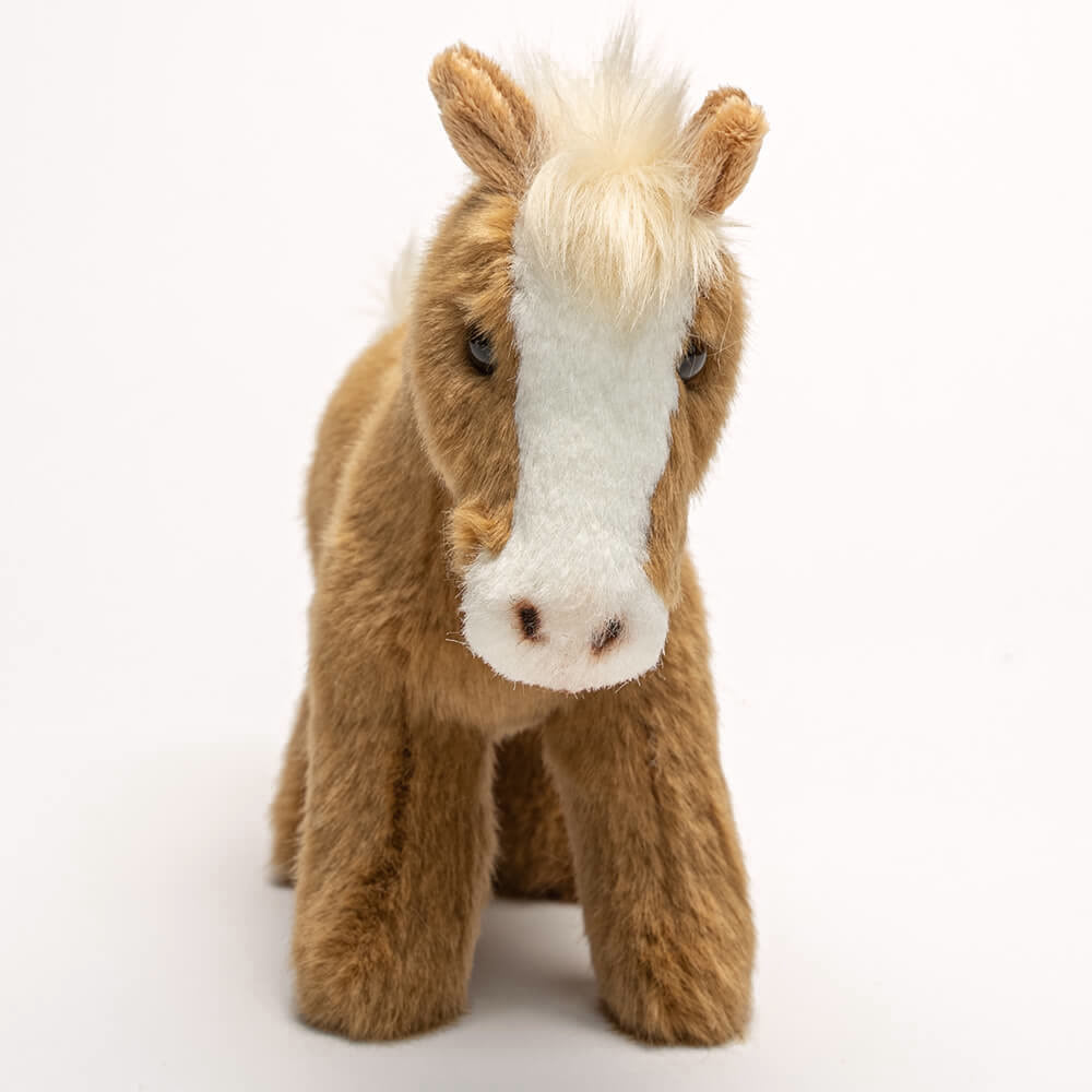 La Pelucherie Farm Cavallo Henri peluche morbido 25cm marrone