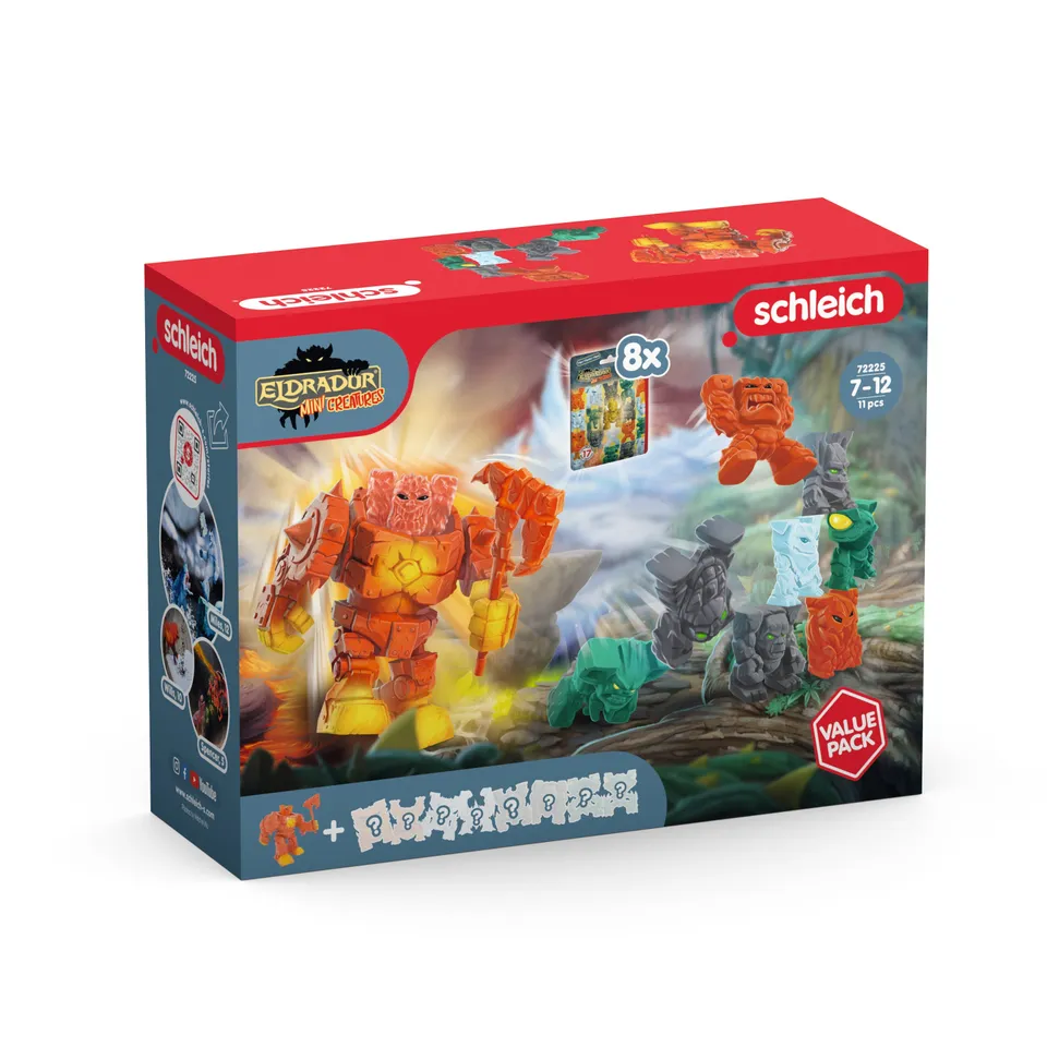 Schleich Eldrador Robot di Lava 72225 Action Figure Value Pack