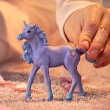 Schleich Bayala Iris puledro unicorno figura viola fiore
