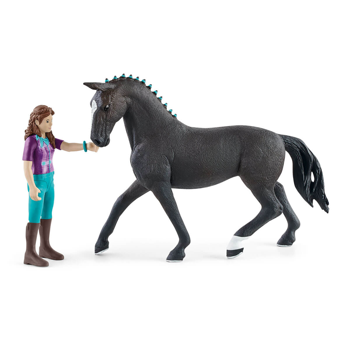 Schleich Horse Club 42541 Lisa Storm cavallo con fantina