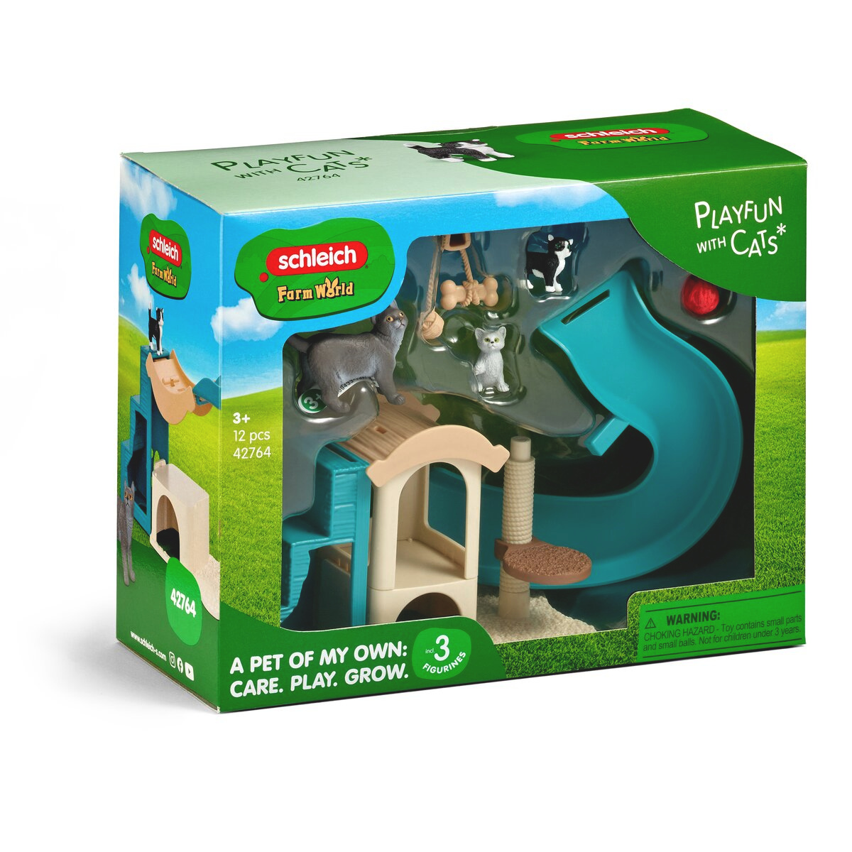 Schleich Farm World Divertimento gatti 42764 set tiragraffi